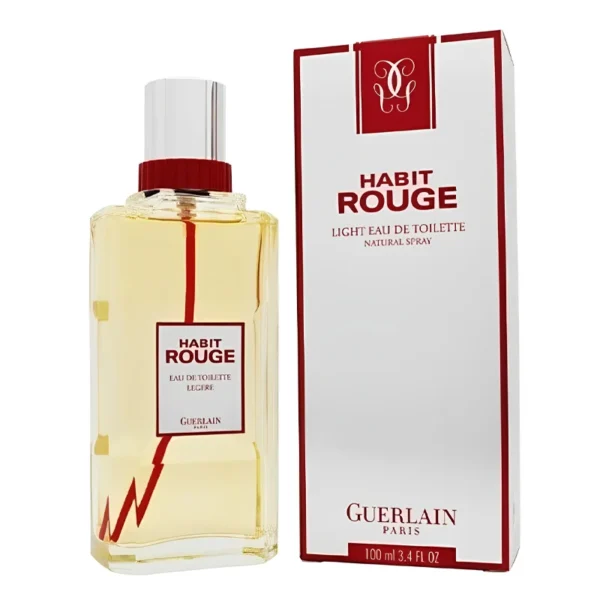 Guerlain Habit Rouge Light Edt 100Ml (2015 Batch) Collectible - Image 2